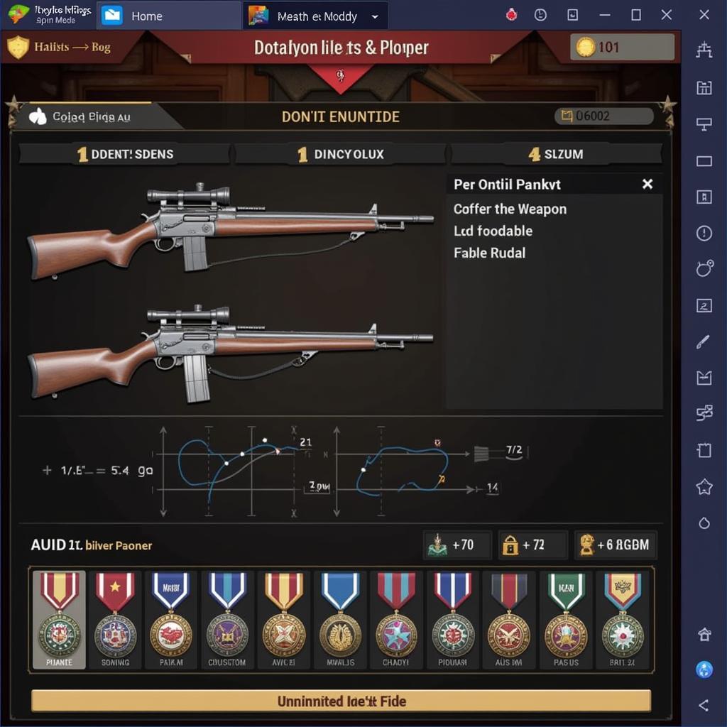 Weapon Customization Screen in Brother in Arms 3 Mod Apk