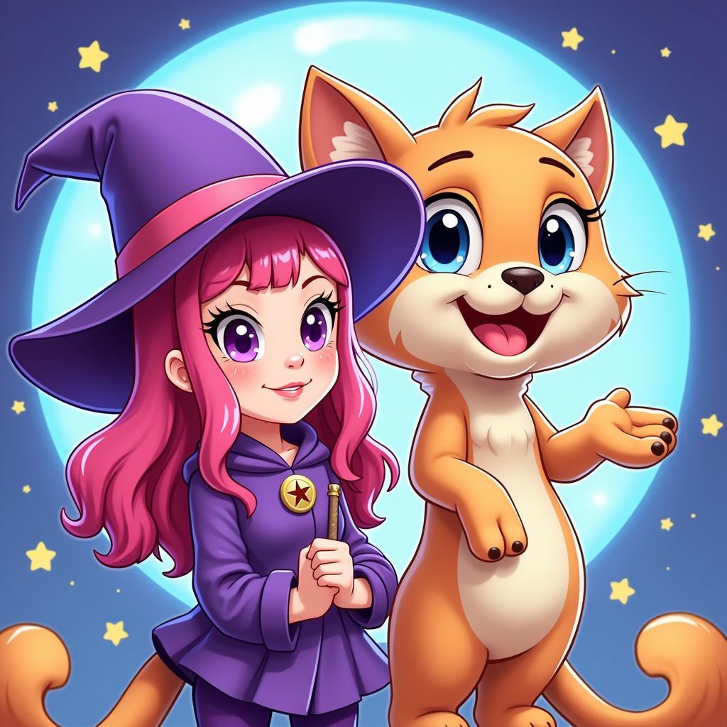 Main characters in Bubble Witch Saga 3