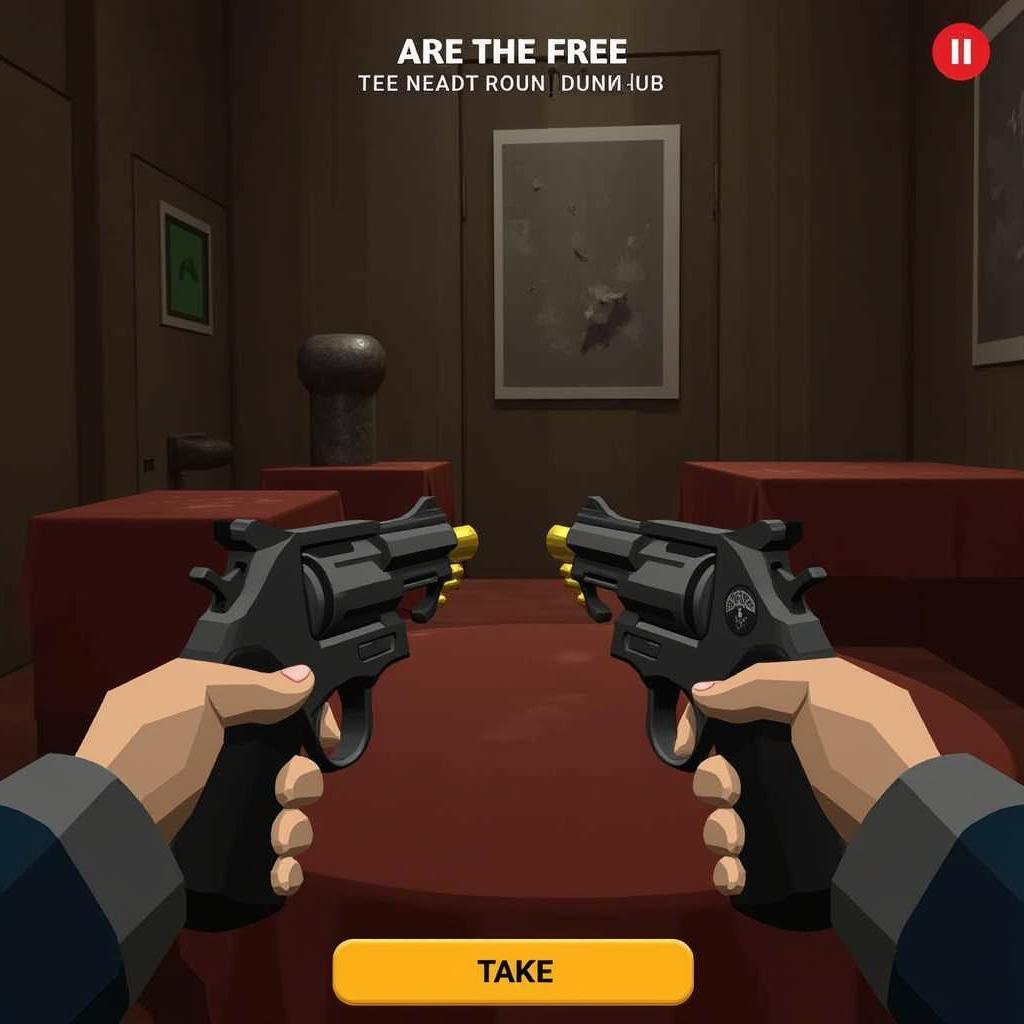 Buckshot Roulette Gameplay Screenshot