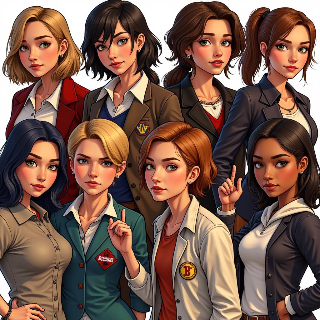 Character Lineup in Bully Anniversary Edition