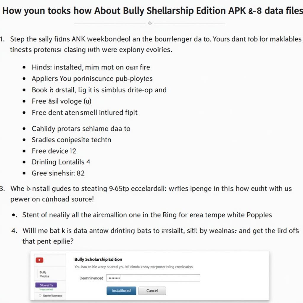 Bully Scholarship Edition APK Data Installation Guide