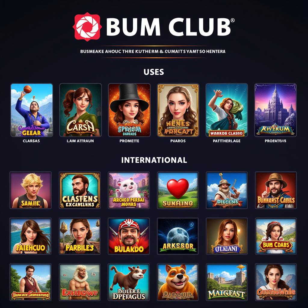 Bum Club Game Library