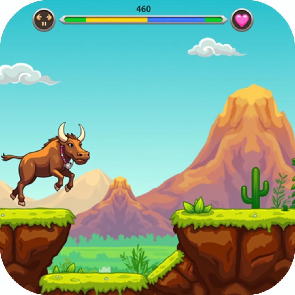 Burrito Bison Gameplay Screenshot on Android Device