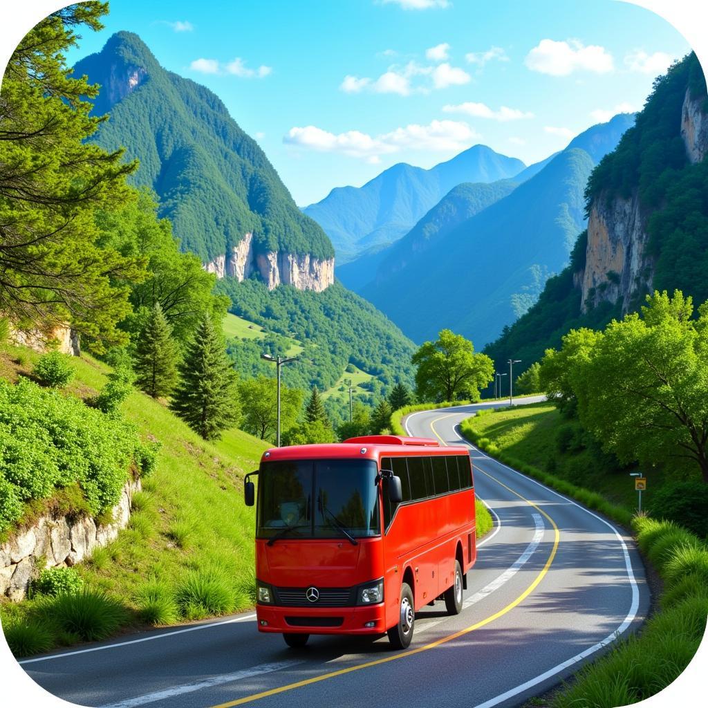 Bus Simulator Vietnam APK Free Scenic Route