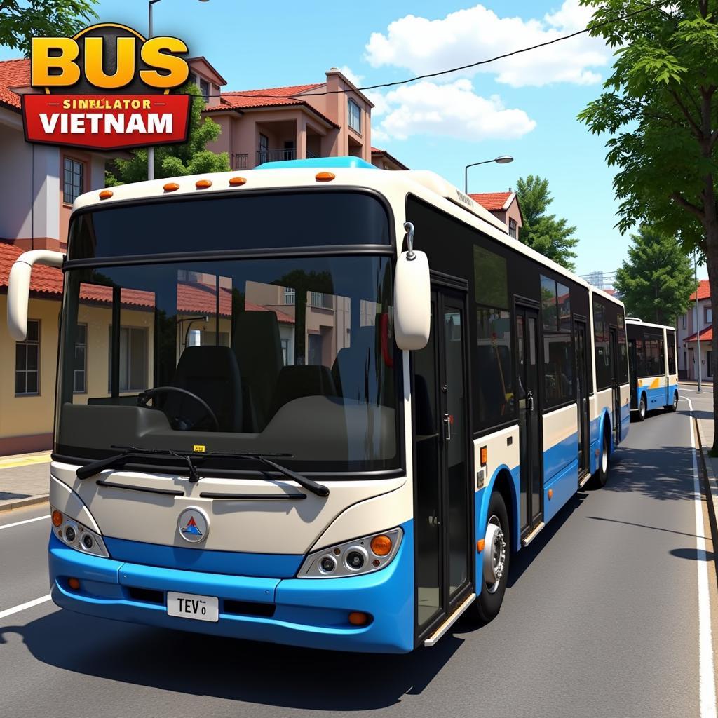 Bus Simulator Vietnam gameplay screenshot