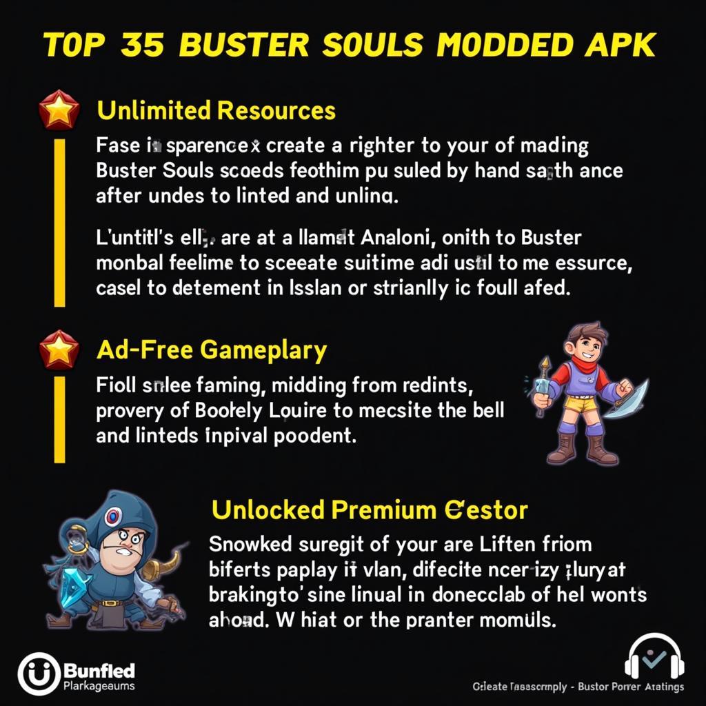 Buster Souls Modded APK Features