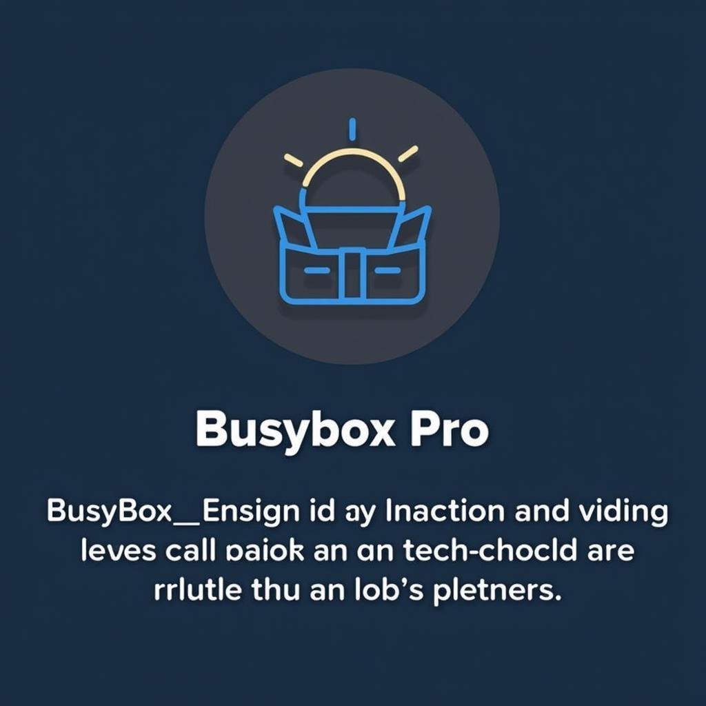 Busybox Pro APK Interface