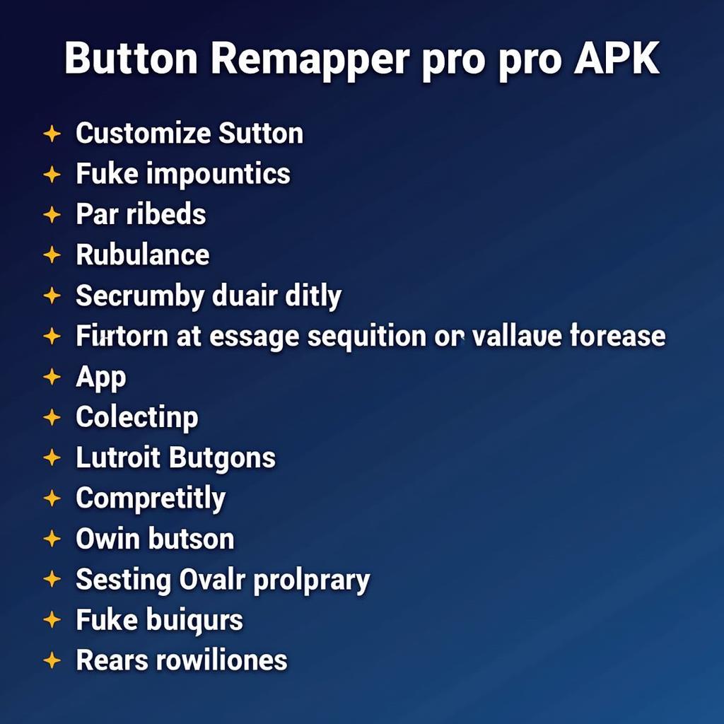 Button Remapper Pro APK Features