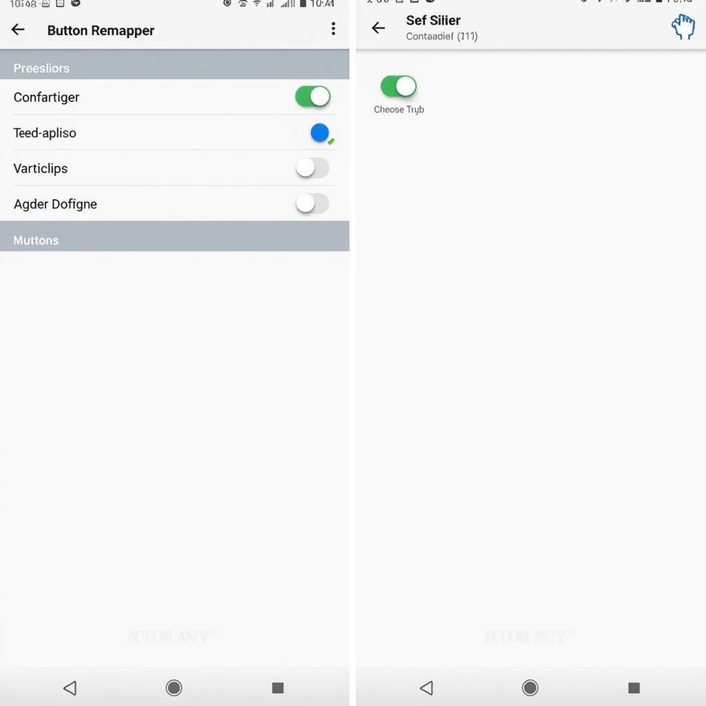 Button Remapper Pro APK Interface