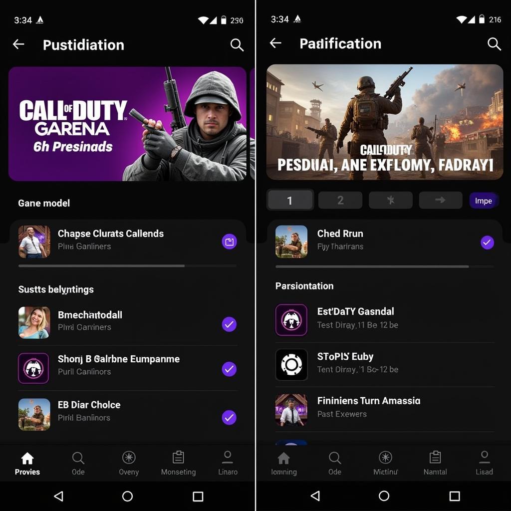 Call of Duty Garena APK Main Menu