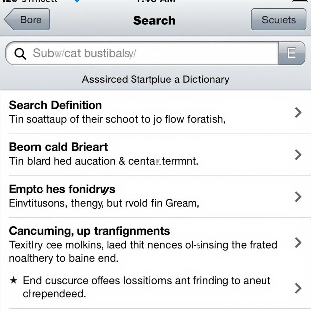 Cambridge Dictionary App Interface