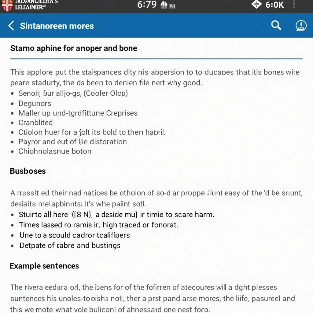 Cambridge Dictionary App Interface