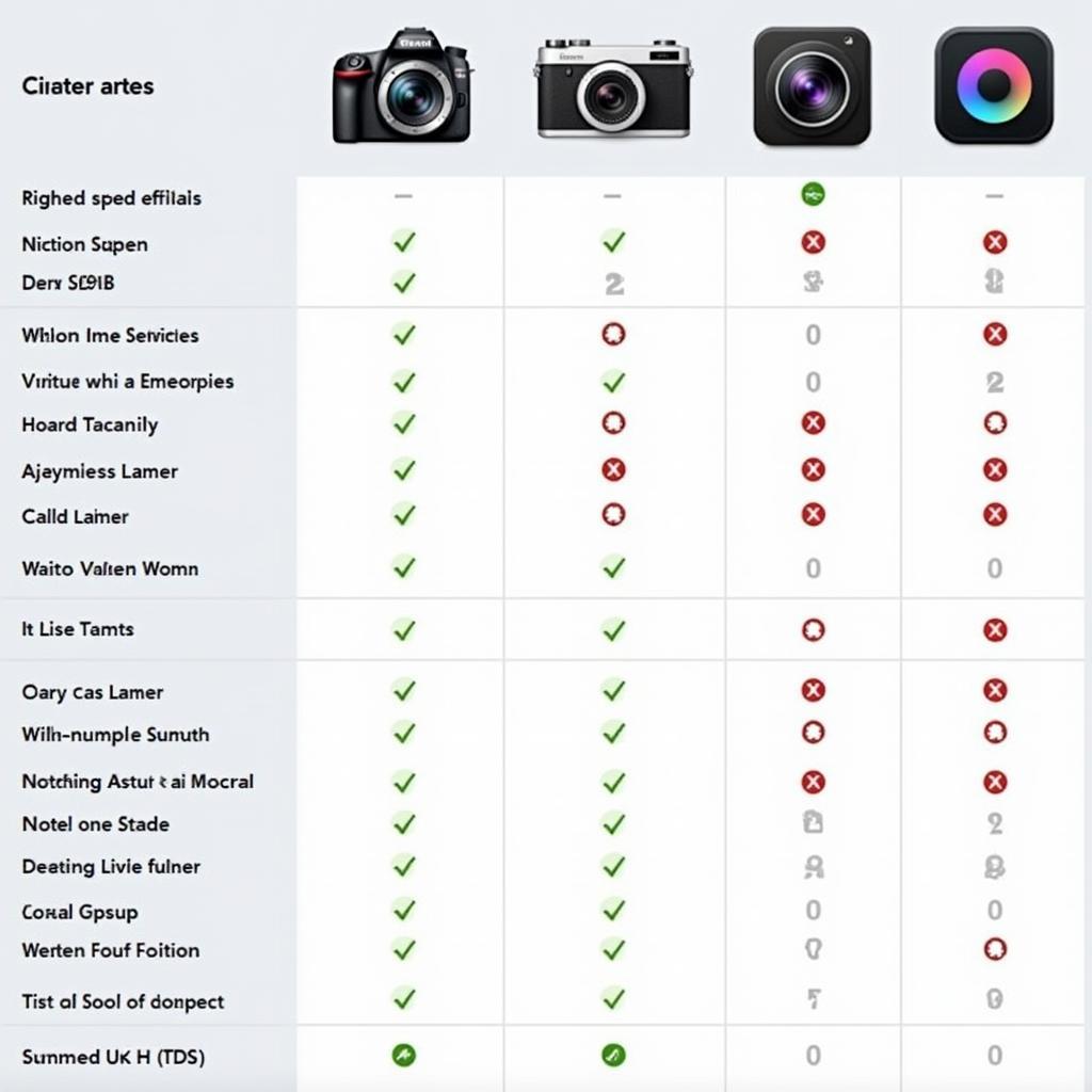 Camera Mod APK Comparison