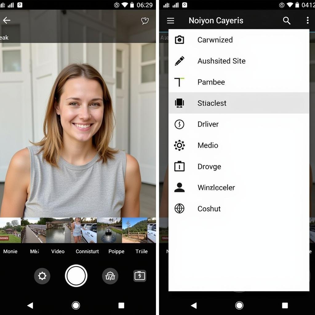 Camera Xperia X APK Interface