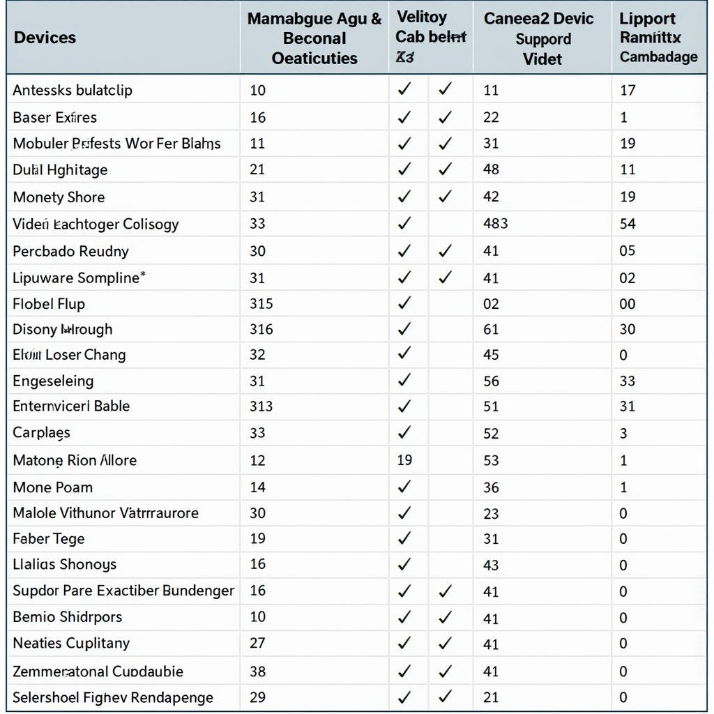 Camera2 API Compatible Devices List