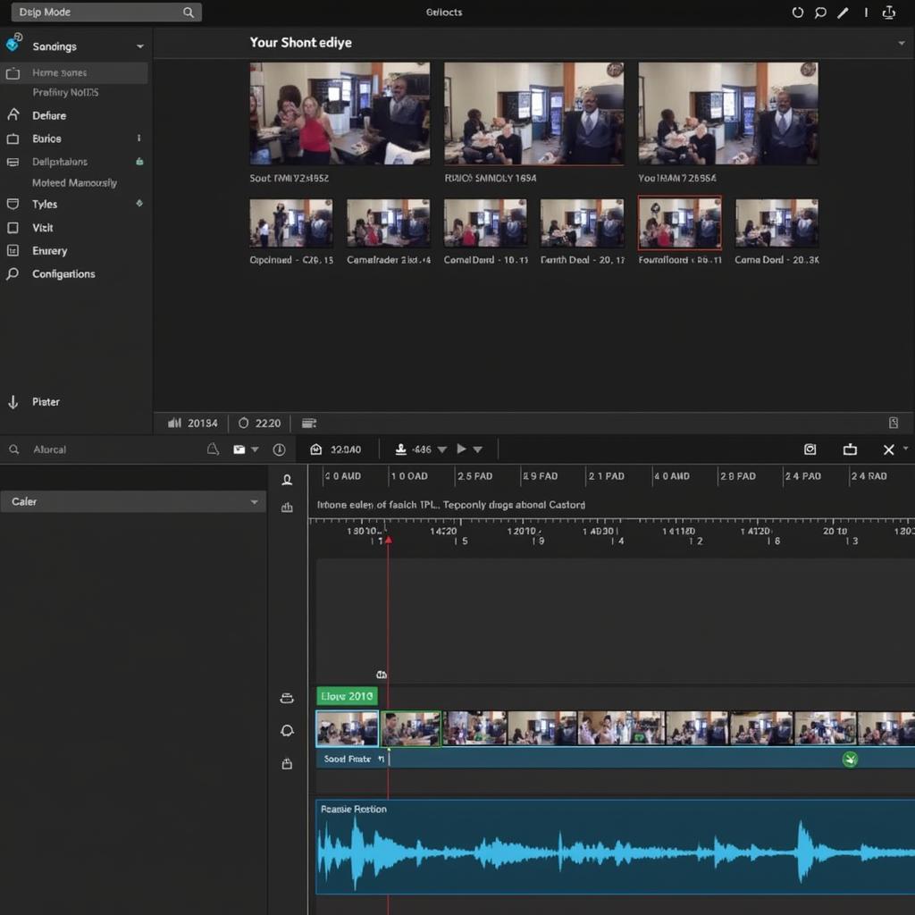 Camtasia 9 APK Editing Timeline