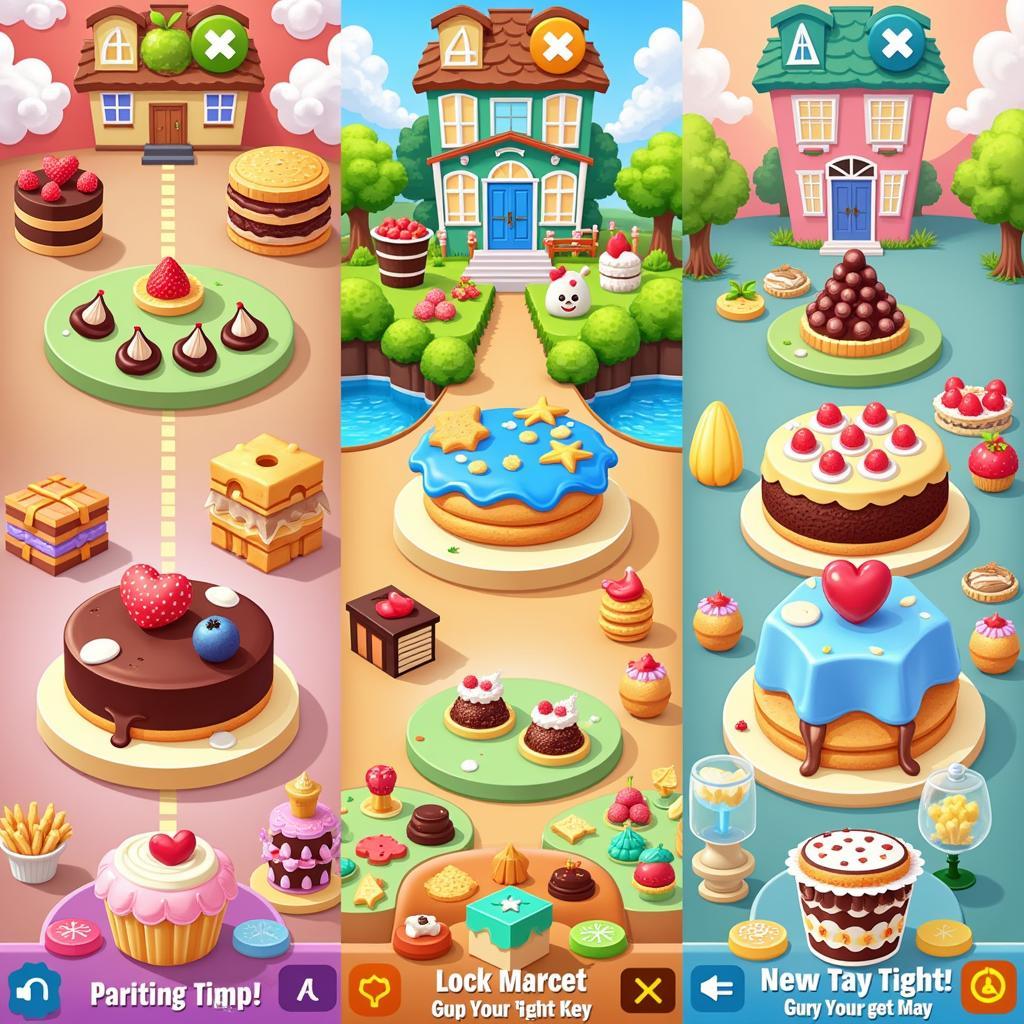 Candy Cake Shop Levels Screenshot