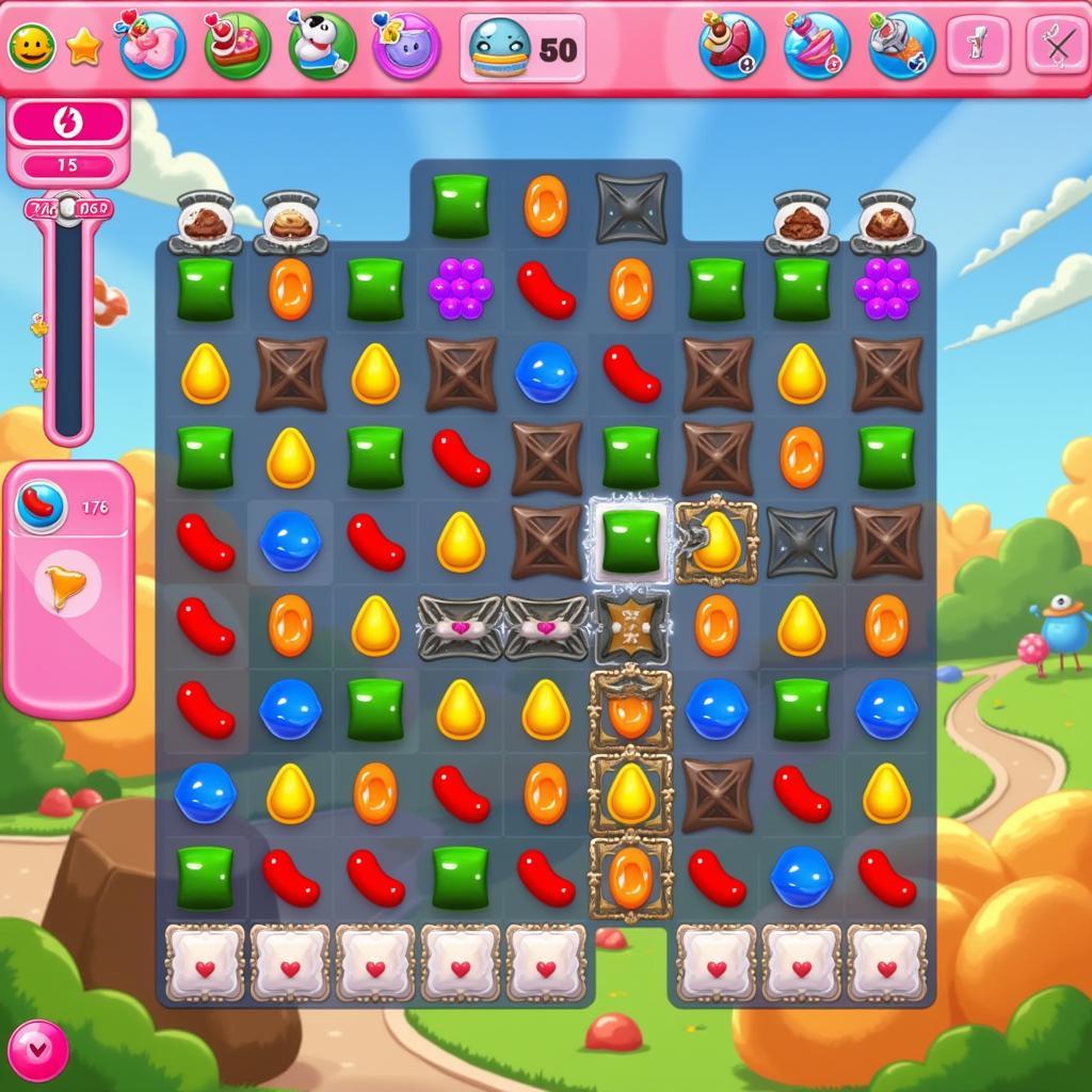 Candy Crush Saga gameplay screenshot