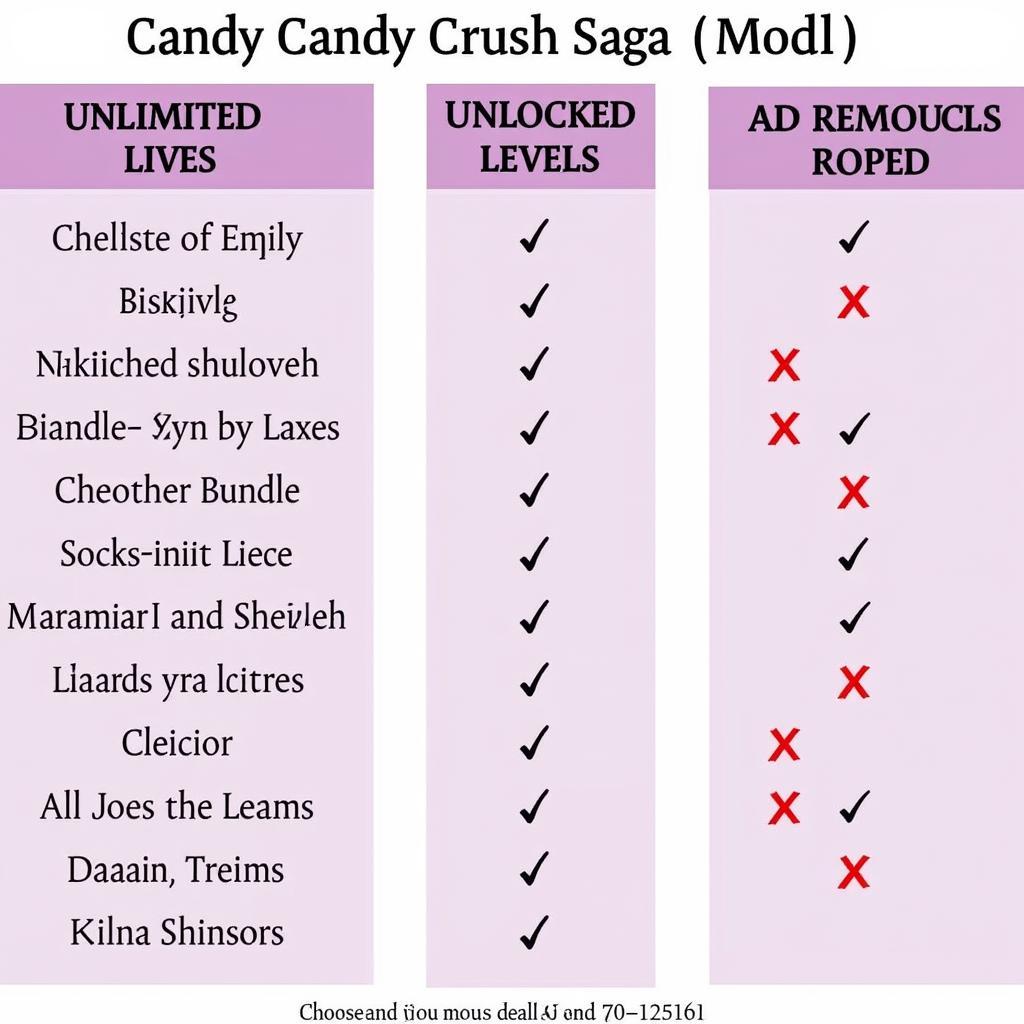 Candy Crush Saga Mod APK Features