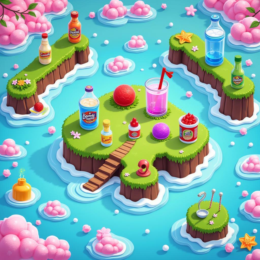 Candy Crush Soda Saga level map