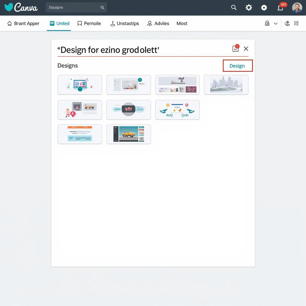 Canva Pro Interface