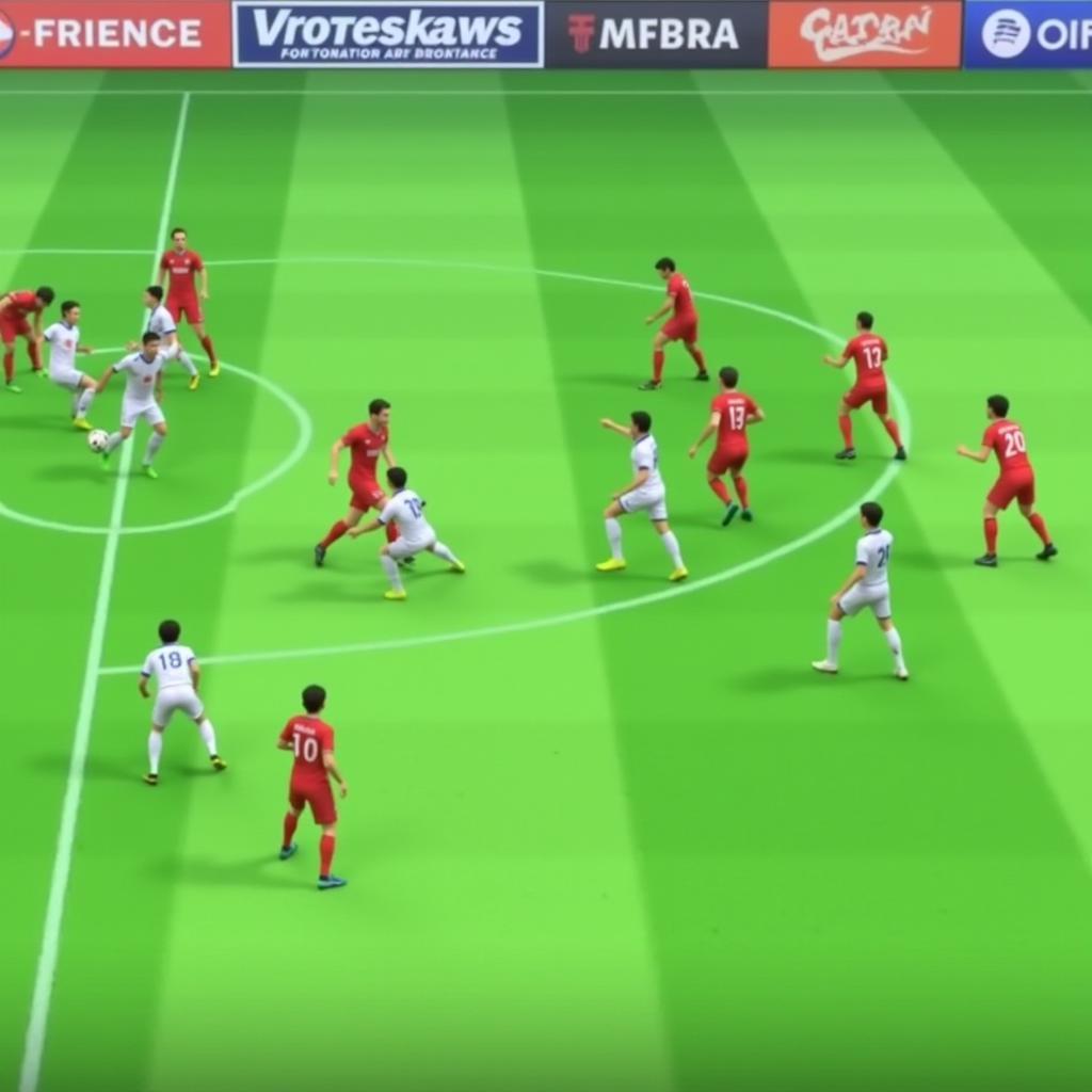 Captain Tsubasa Zero Gameplay Example