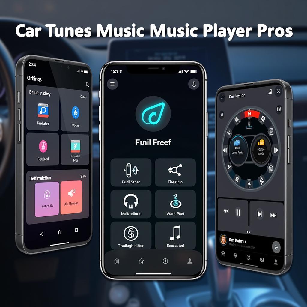 Car Tunes Music Player Interface