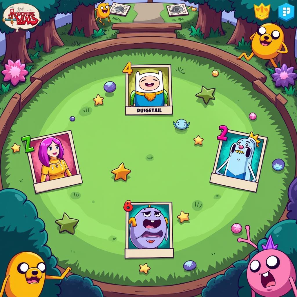 Adventure Time Card Wars Gameplay Screenshot