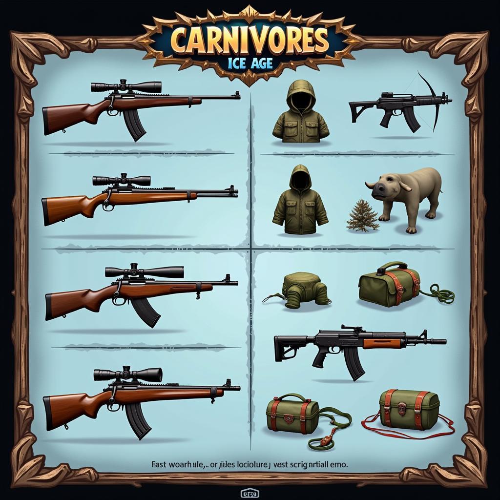 Weapon Selection in Carnivores: Ice Age