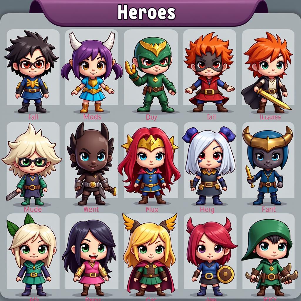 Cartoon Wars 3 Mod Apk Heroes