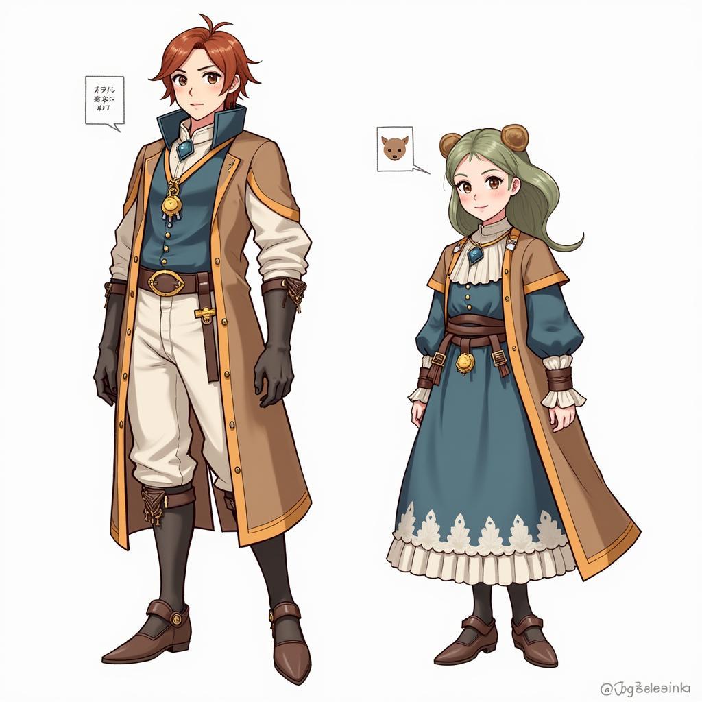 Castle of Magic character design concept