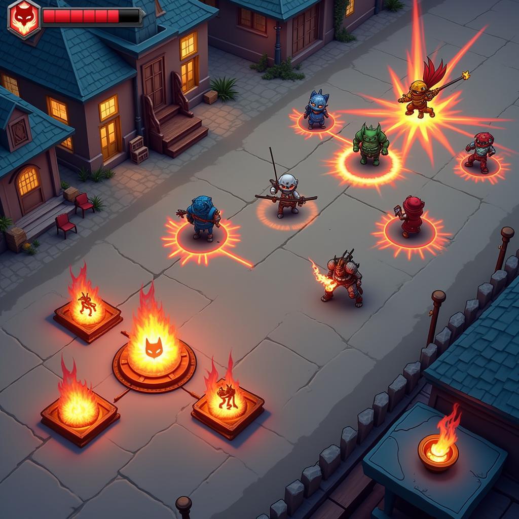 Cat Battle Mod Apk Battle Screen