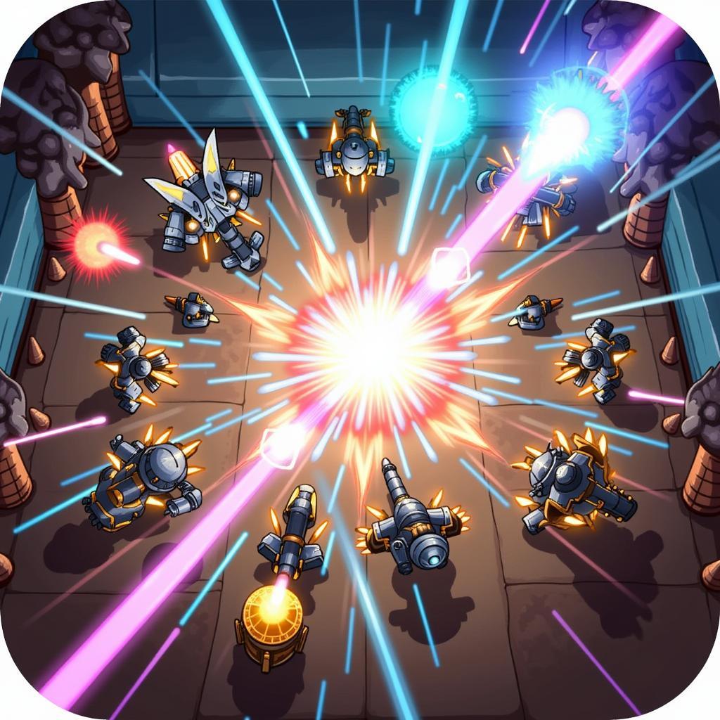 Cat Robot Defense Mod Apk Intense Battle