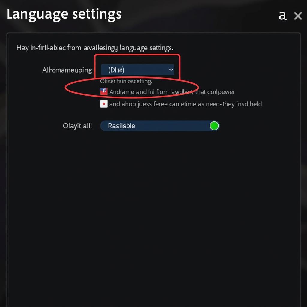 CrossFire China Language Settings