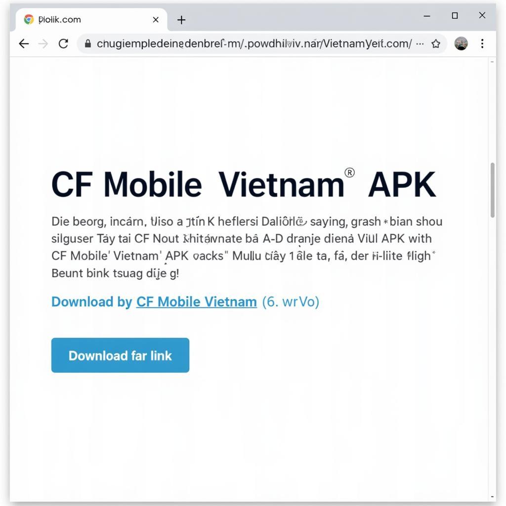 CF Mobile Vietnam APK Download