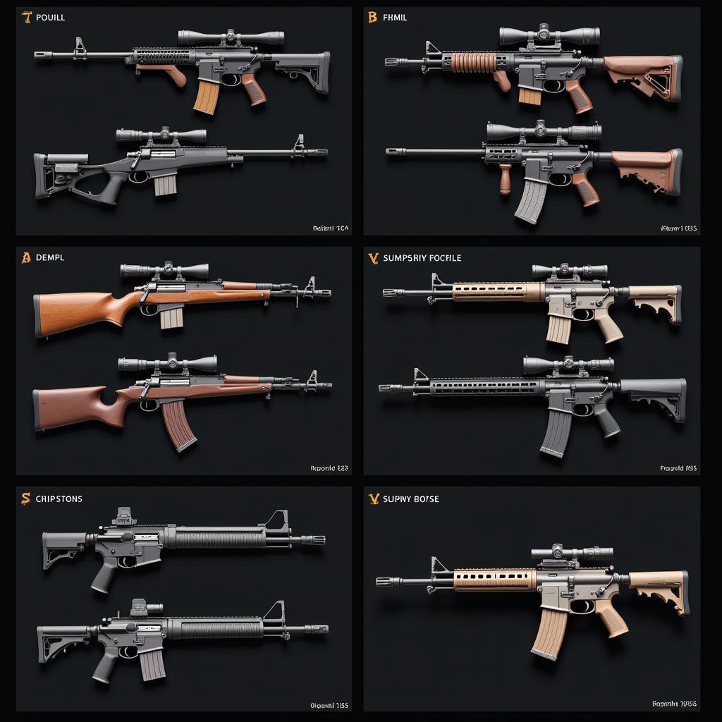 CF Mobile VNG Weapon Selection