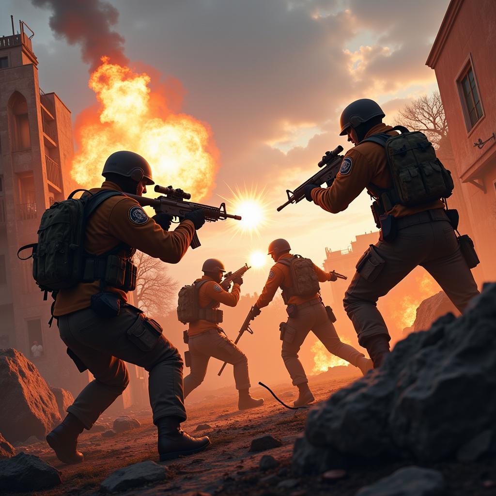 CFQQ APK Intense Battle Scene