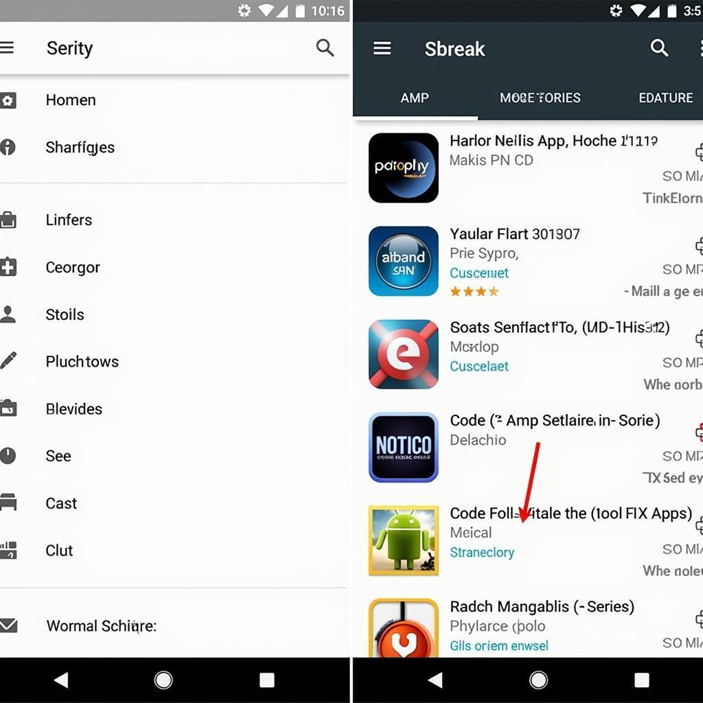 Ch Play APK Interface on Android Lollipop