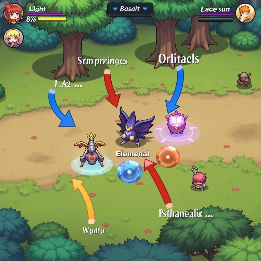 Champion Trainer Mod APK Battle Strategy Example