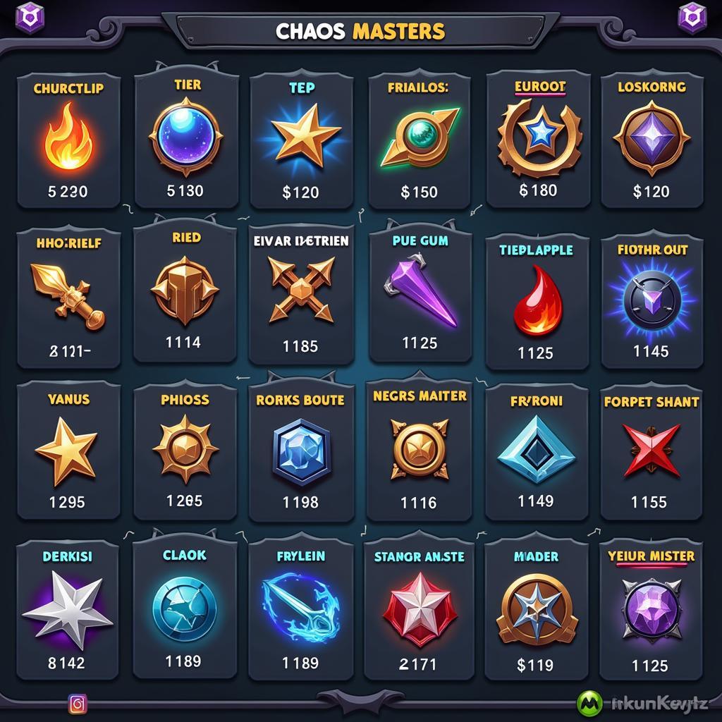 Chaos Masters APK Ranking System