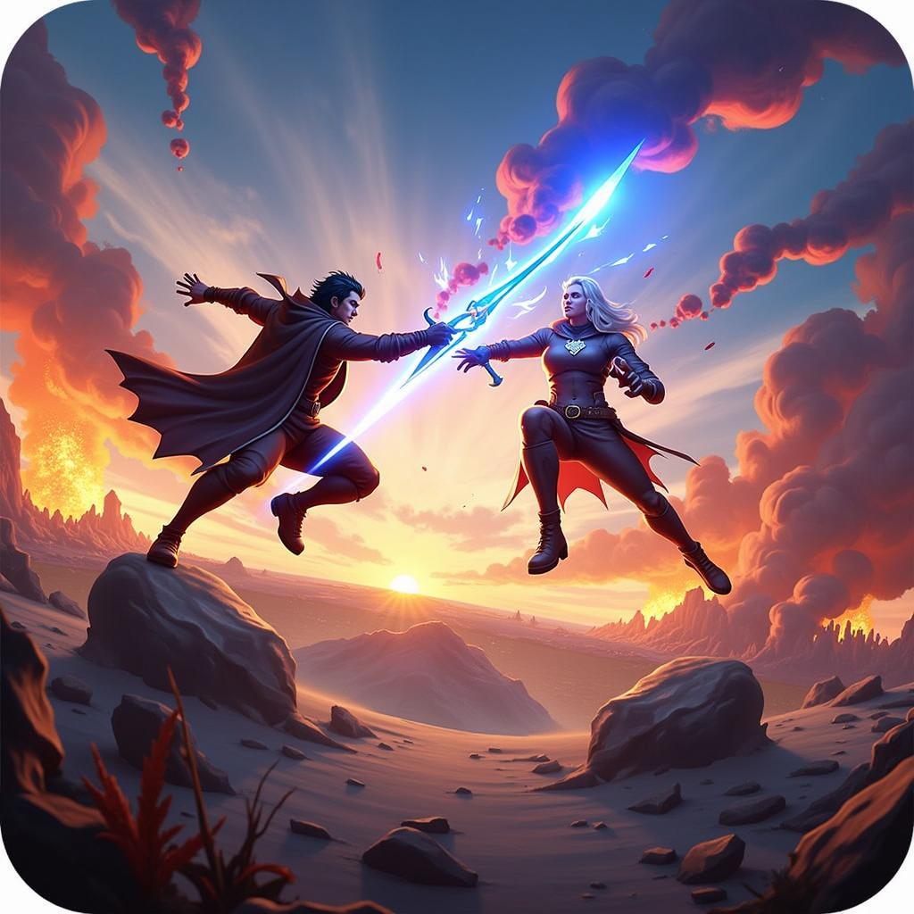 Chaos Ring 3 Mod Apk Battle Scene