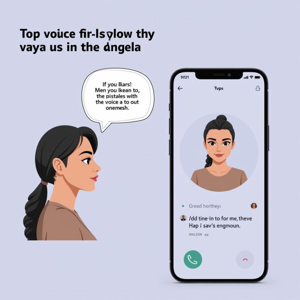 Chat with Angela Voice Interaction