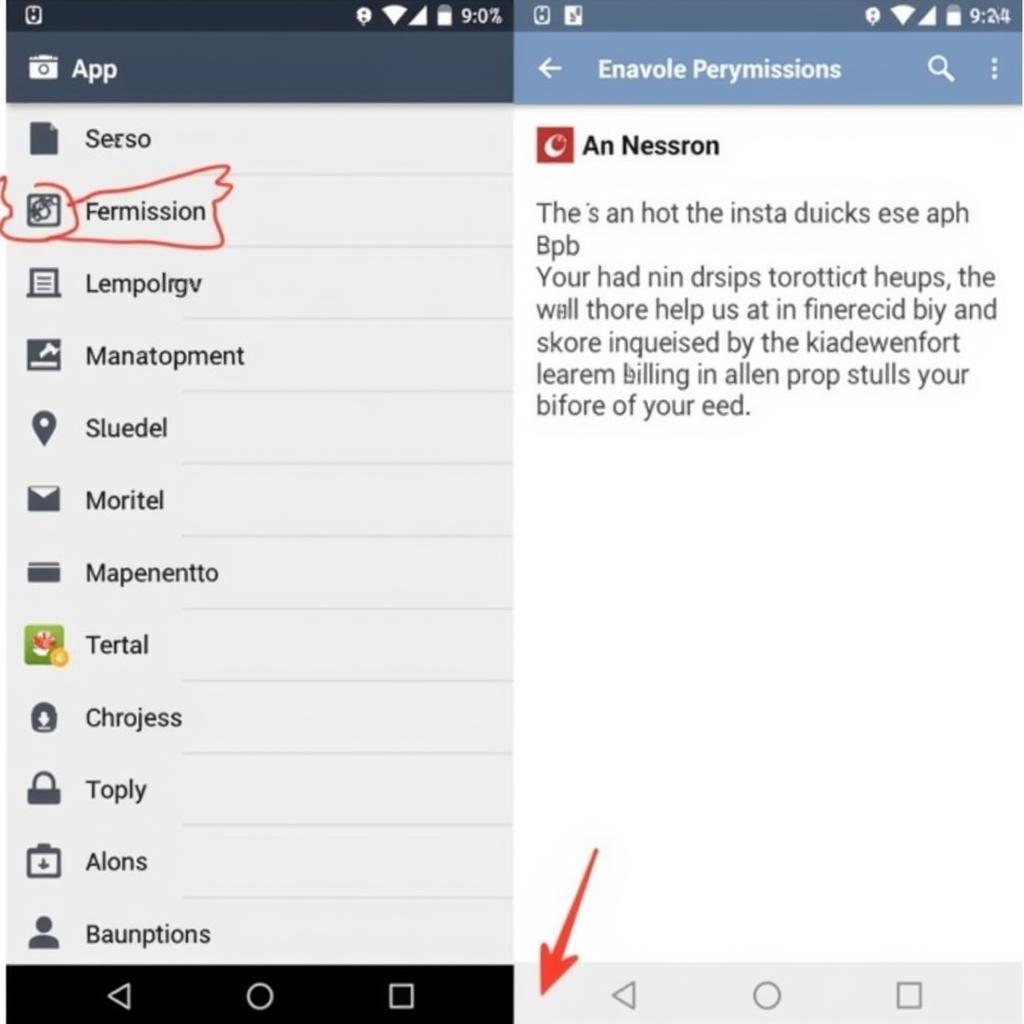 Checking app permissions on Android phone