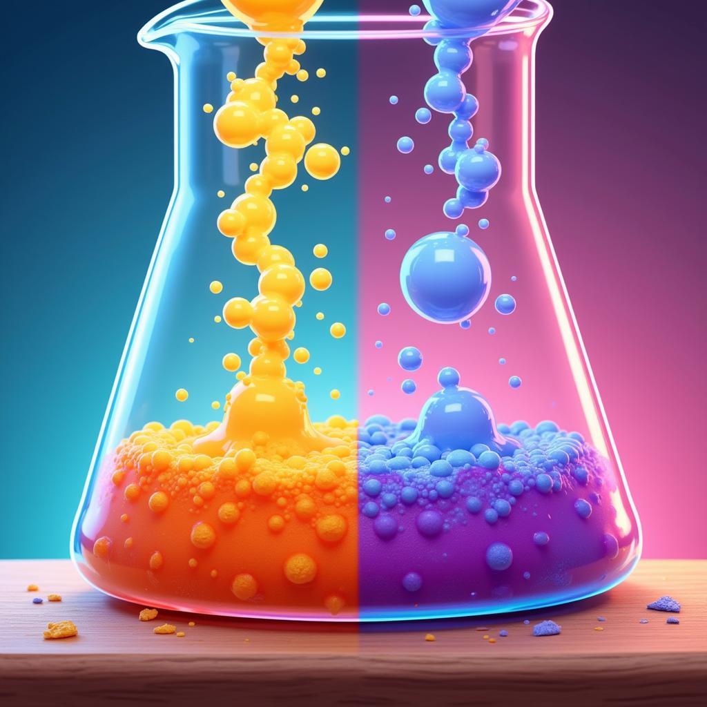 Observing a Chemical Reaction in Chemist Virtual Chem Lab APK