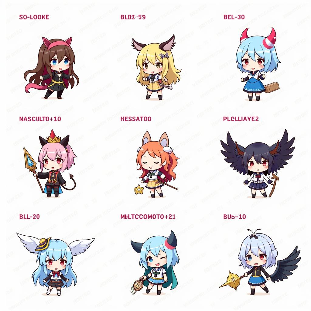 Biet Doi Chibi APK Unit Types