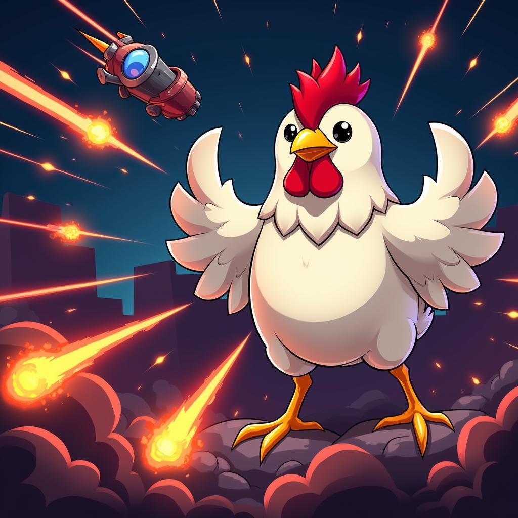 Chicken Shooter APK Boss Battle Screenshot