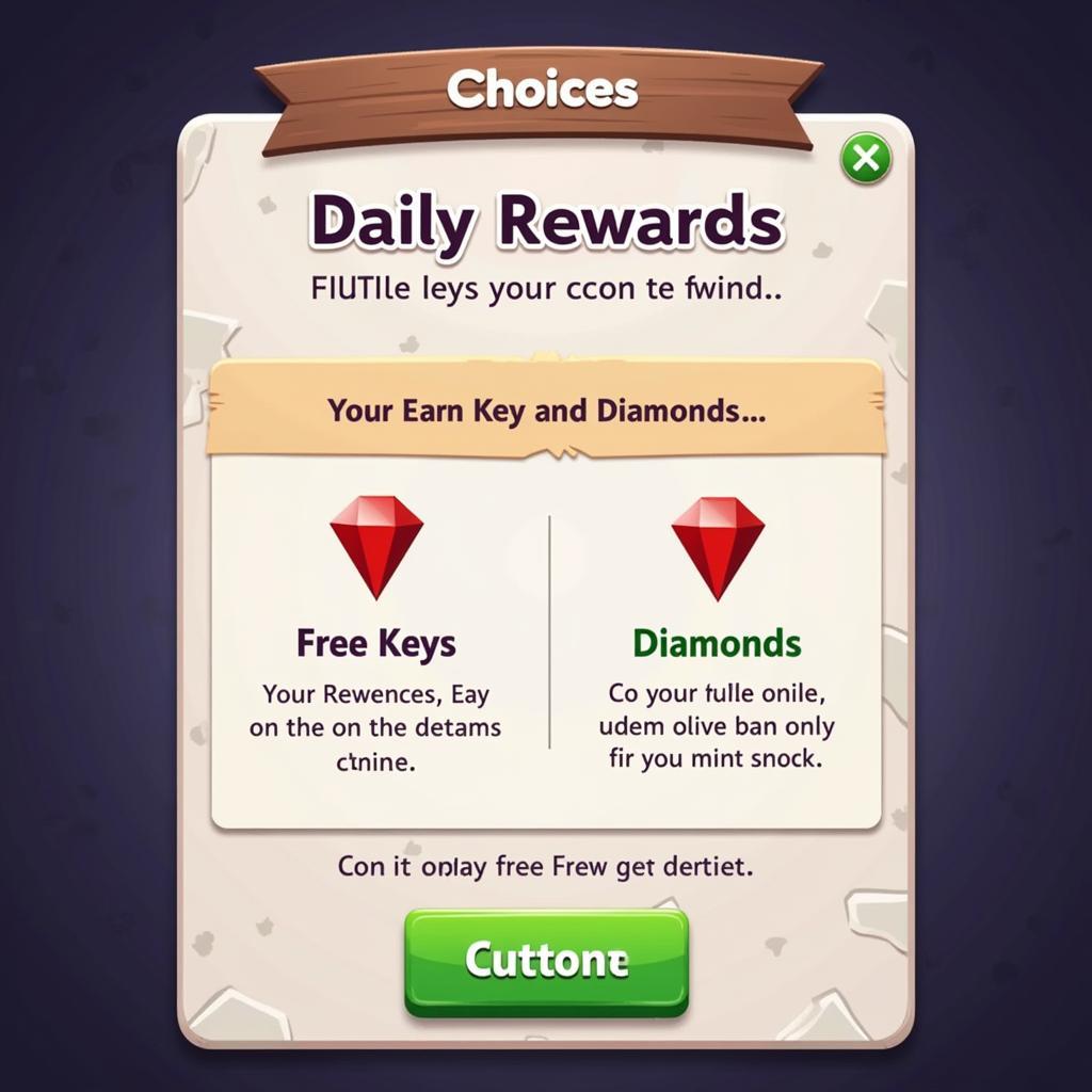 Choices Legitimate Rewards