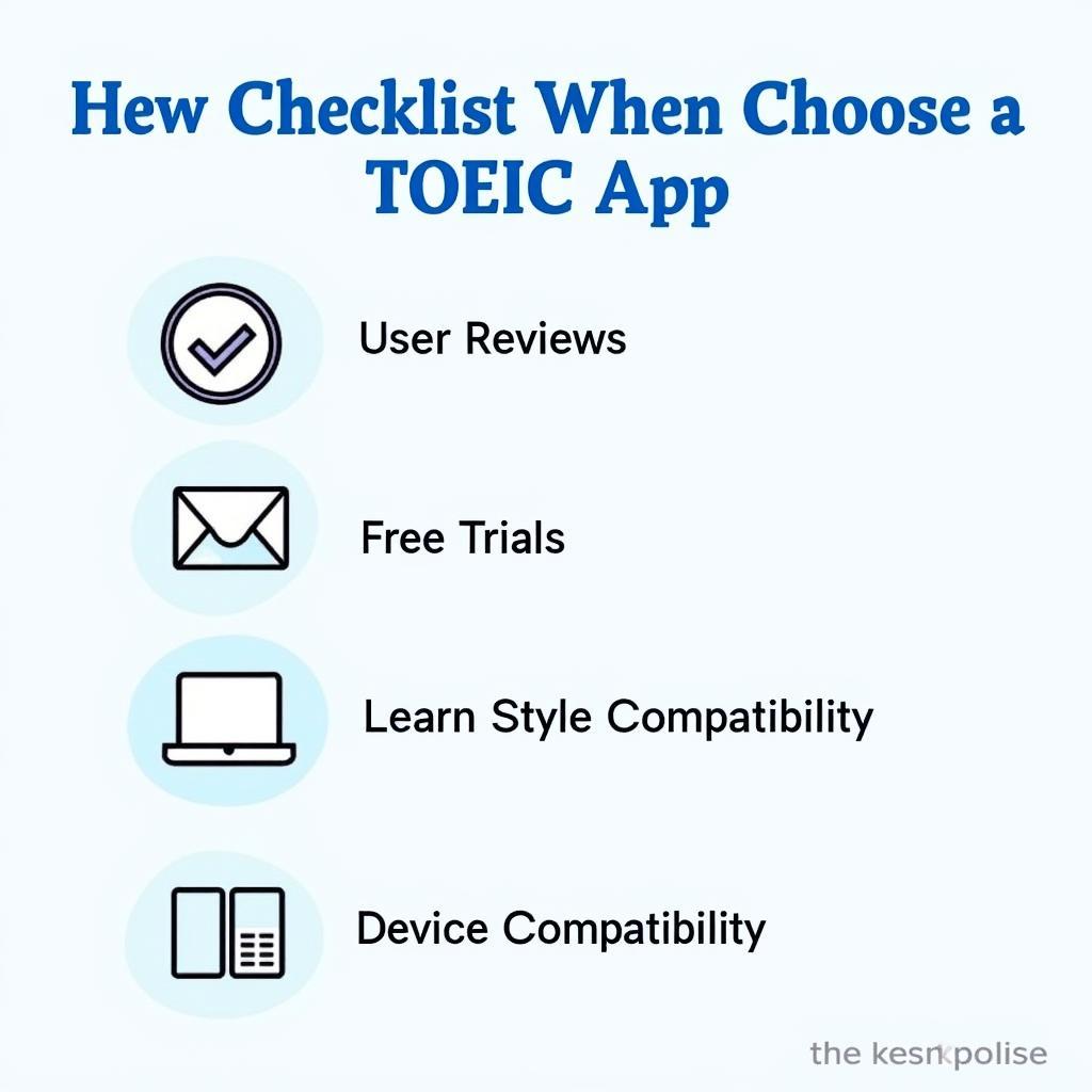 Tips for Choosing a TOEIC App