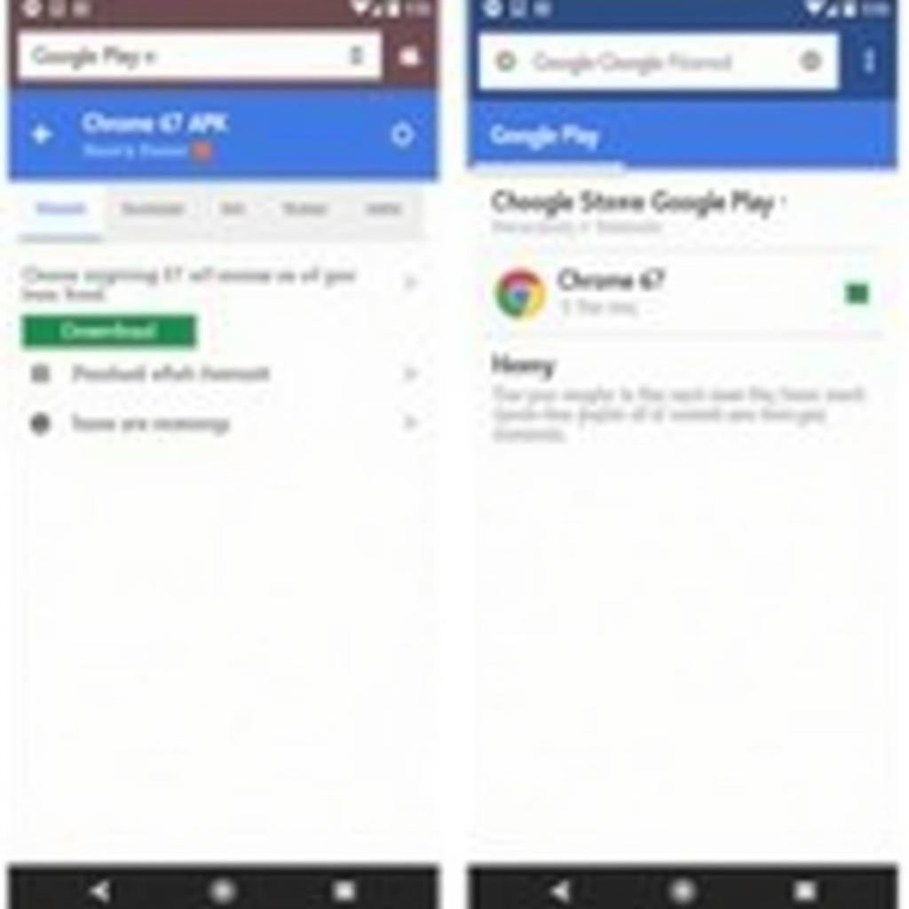 Chrome 67 APK Download Button