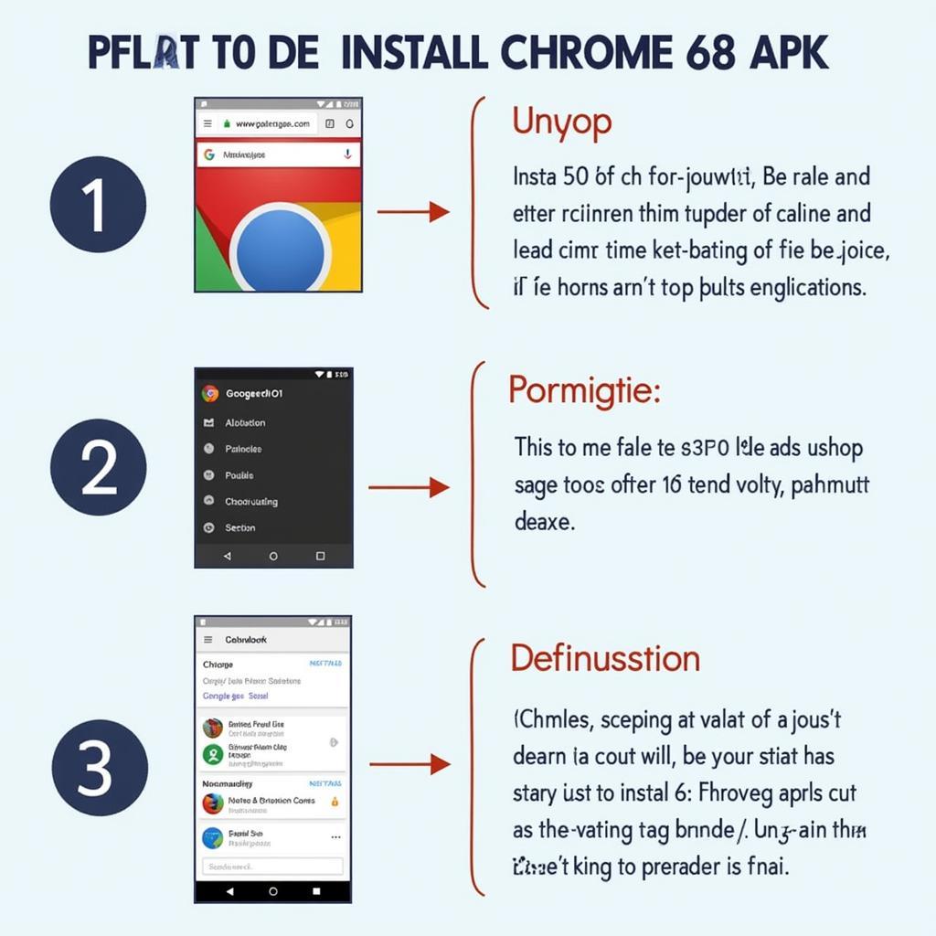 Installing Chrome 68 APK